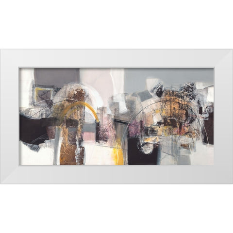 Un passo dopo laltro White Modern Wood Framed Art Print by Piovan, Maurizio