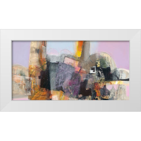 Trasparenze White Modern Wood Framed Art Print by Piovan, Maurizio