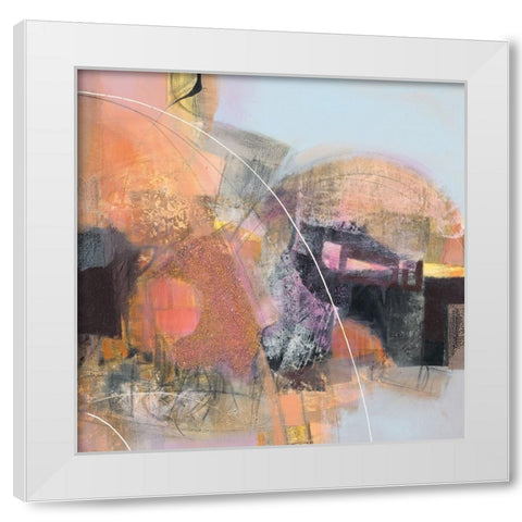 Oltre lorizzonte White Modern Wood Framed Art Print by Piovan, Maurizio