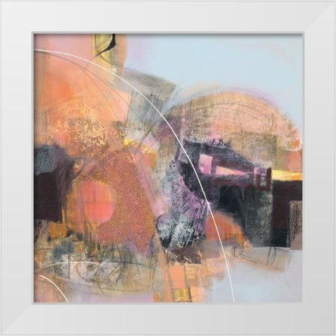 Oltre lorizzonte White Modern Wood Framed Art Print by Piovan, Maurizio