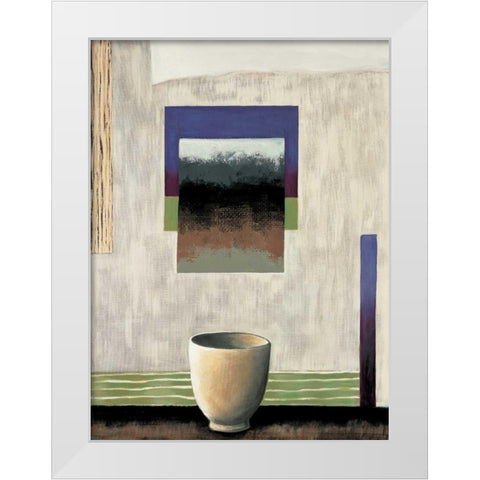 Tranquil I White Modern Wood Framed Art Print by Richardson, Melissa