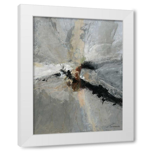 Dispassion I White Modern Wood Framed Art Print by Tienhaara, Michael