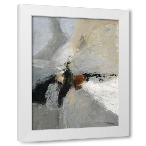 Dispassion II White Modern Wood Framed Art Print by Tienhaara, Michael