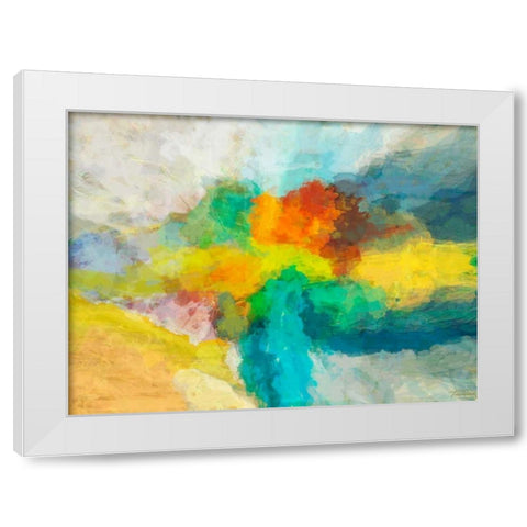 Emergence II White Modern Wood Framed Art Print by Tienhaara, Michael