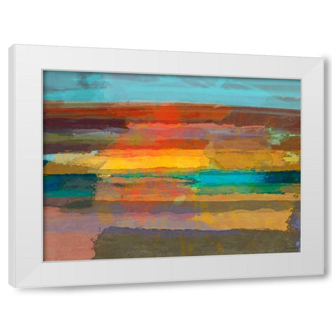 Solace I White Modern Wood Framed Art Print by Tienhaara, Michael