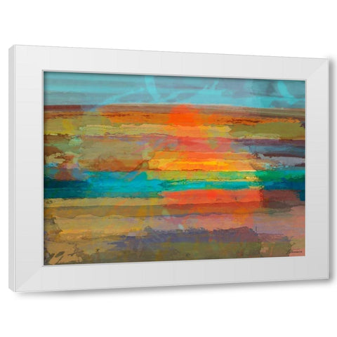 Solace II White Modern Wood Framed Art Print by Tienhaara, Michael
