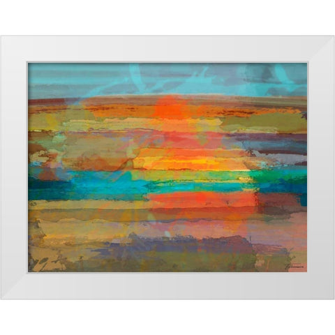 Solace II White Modern Wood Framed Art Print by Tienhaara, Michael