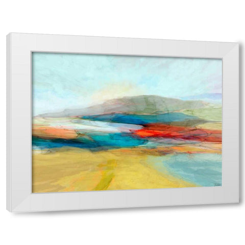 Transformation I White Modern Wood Framed Art Print by Tienhaara, Michael