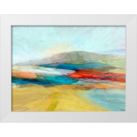Transformation I White Modern Wood Framed Art Print by Tienhaara, Michael