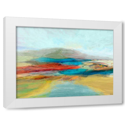 Transformation II White Modern Wood Framed Art Print by Tienhaara, Michael