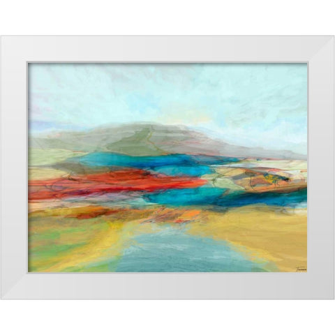 Transformation II White Modern Wood Framed Art Print by Tienhaara, Michael