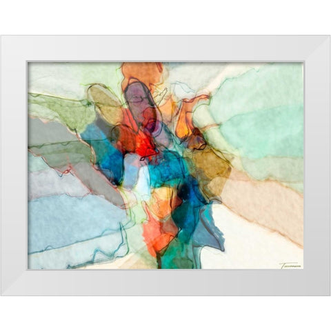 Transformation III White Modern Wood Framed Art Print by Tienhaara, Michael