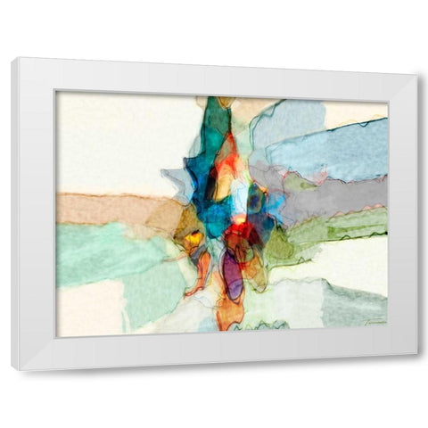 Transformation IV White Modern Wood Framed Art Print by Tienhaara, Michael