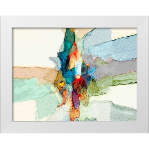 Transformation IV White Modern Wood Framed Art Print by Tienhaara, Michael