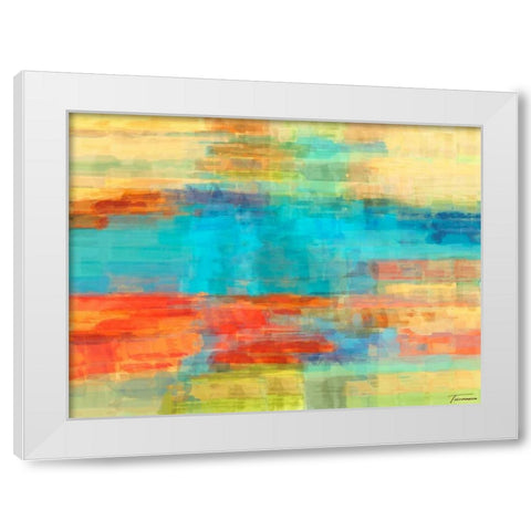 Variations II White Modern Wood Framed Art Print by Tienhaara, Michael