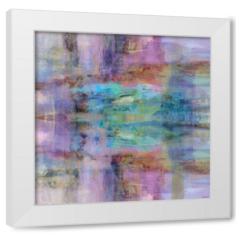 Chroma IV White Modern Wood Framed Art Print by Tienhaara, Michael