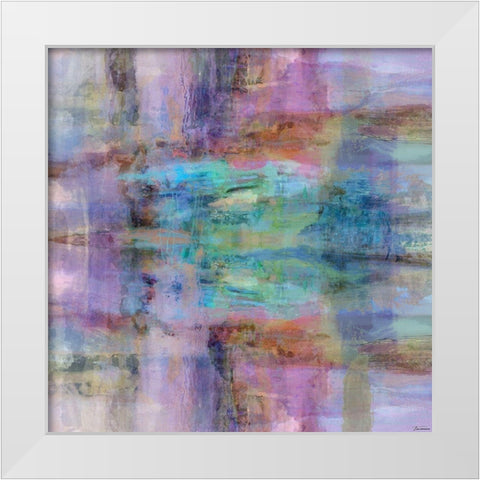 Chroma IV White Modern Wood Framed Art Print by Tienhaara, Michael