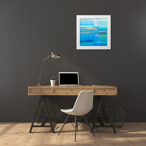 Dreams II White Modern Wood Framed Art Print by Tienhaara, Michael
