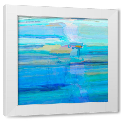 Dreams II White Modern Wood Framed Art Print by Tienhaara, Michael