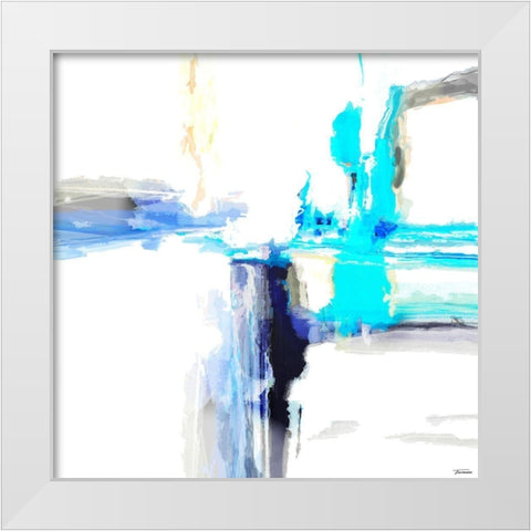 Dynasty V White Modern Wood Framed Art Print by Tienhaara, Michael