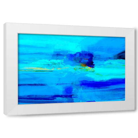 Emanate II White Modern Wood Framed Art Print by Tienhaara, Michael