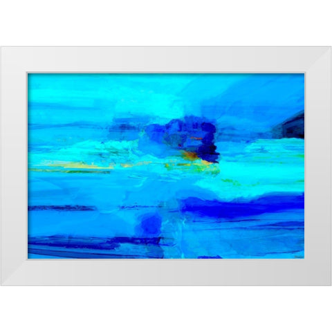 Emanate II White Modern Wood Framed Art Print by Tienhaara, Michael