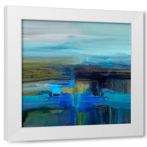 Eternal III White Modern Wood Framed Art Print by Tienhaara, Michael