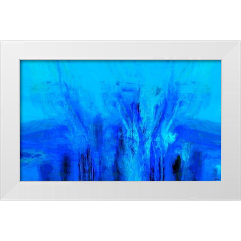 Mood Shift VI White Modern Wood Framed Art Print by Tienhaara, Michael