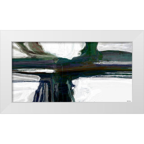 Sculpture V White Modern Wood Framed Art Print by Tienhaara, Michael