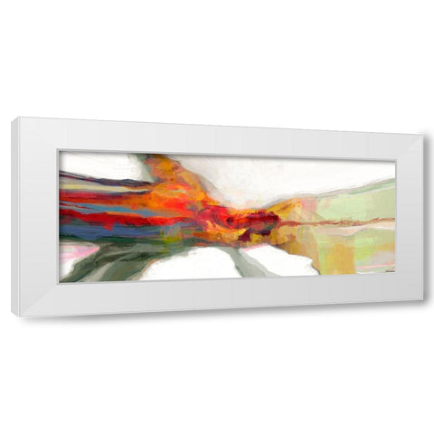 Vibrant Sculpture White Modern Wood Framed Art Print by Tienhaara, Michael