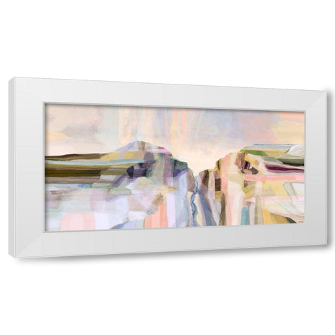 Hilltop White Modern Wood Framed Art Print by Tienhaara, Michael