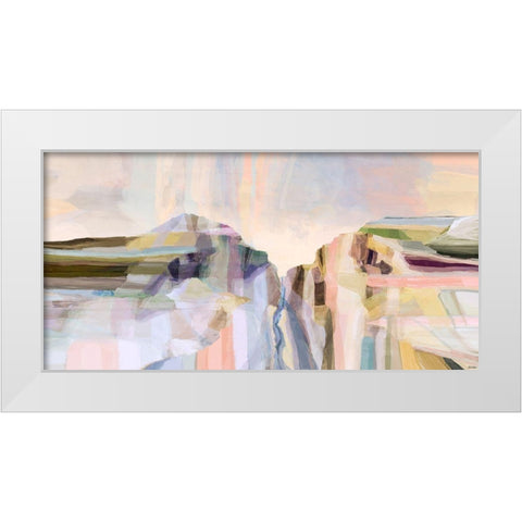 Hilltop White Modern Wood Framed Art Print by Tienhaara, Michael