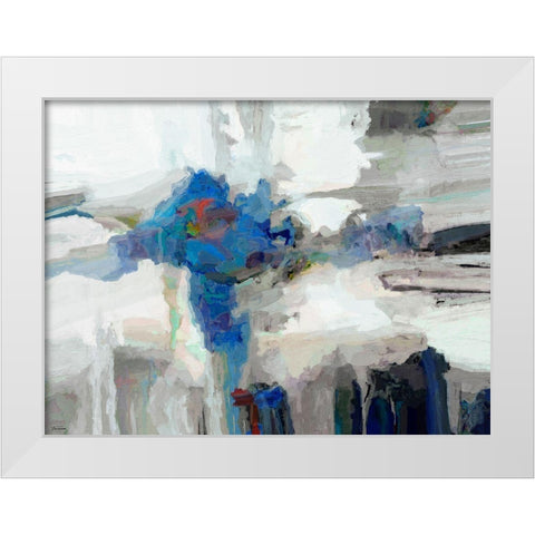 Vigor I White Modern Wood Framed Art Print by Tienhaara, Michael
