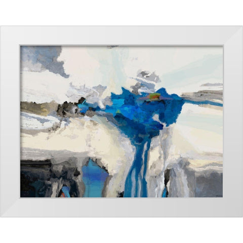 Vigor II White Modern Wood Framed Art Print by Tienhaara, Michael