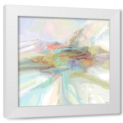 Series III White Modern Wood Framed Art Print by Tienhaara, Michael