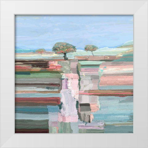 Grand Vision II White Modern Wood Framed Art Print by Tienhaara, Michael