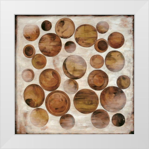 Association I White Modern Wood Framed Art Print by Alexander, Natalie