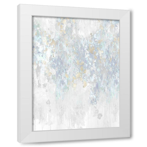Cascade Suble White Modern Wood Framed Art Print by Robbins, Nikki