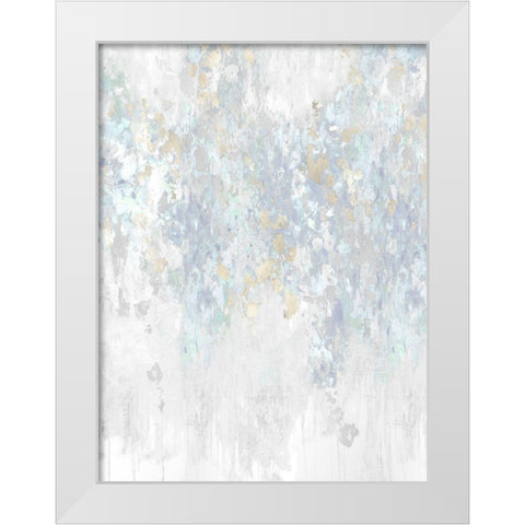 Cascade Suble White Modern Wood Framed Art Print by Robbins, Nikki