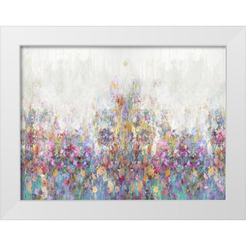 Morning Bloom White Modern Wood Framed Art Print by Robbins, Nikki