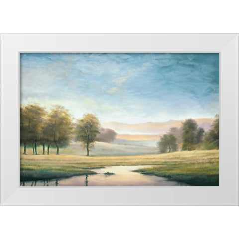 Morning Reflection II White Modern Wood Framed Art Print by Thomas, Neil