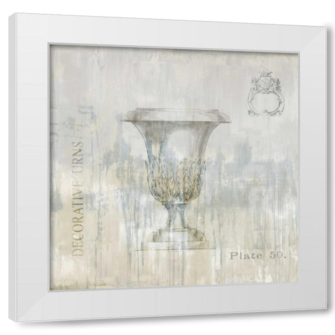 Urns and Ornaments IV White Modern Wood Framed Art Print by Jeffries, Oliver