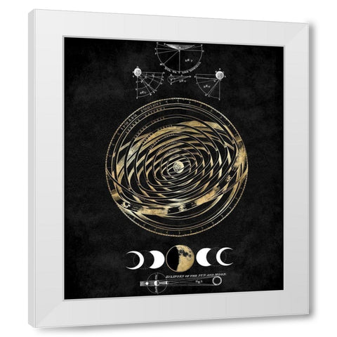 Zodiac Sphere III White Modern Wood Framed Art Print by Jeffries, Oliver