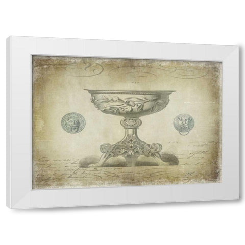 Ornamental III White Modern Wood Framed Art Print by Jeffries, Oliver