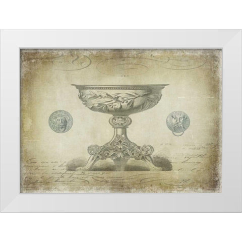 Ornamental III White Modern Wood Framed Art Print by Jeffries, Oliver