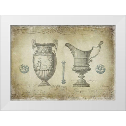 Ornamental IV White Modern Wood Framed Art Print by Jeffries, Oliver