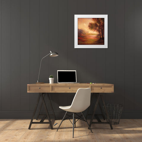 Ethereal I White Modern Wood Framed Art Print by Shaw, Olivia