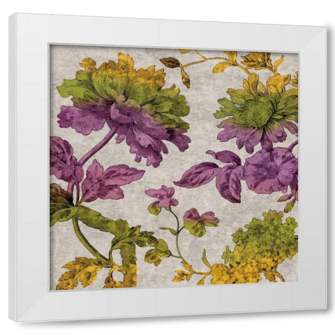 Full Bloom II White Modern Wood Framed Art Print by Davis, Pamela