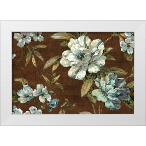 Everlasting White Modern Wood Framed Art Print by Davis, Pamela