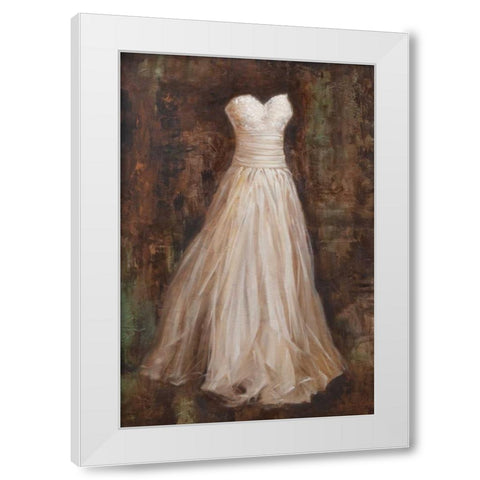 Evening Romance I White Modern Wood Framed Art Print by Jensen, Philip